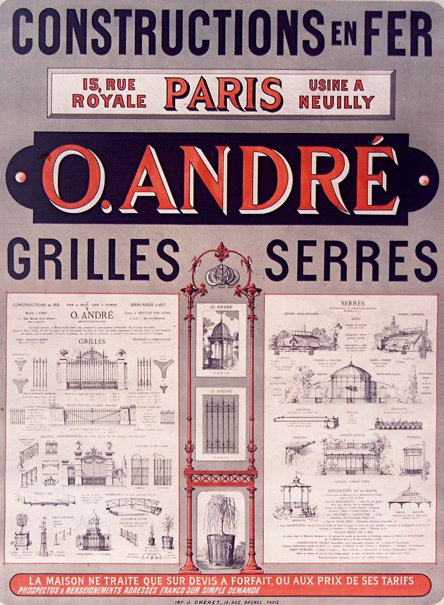 Chéret J -1877- Costruzioni a Fer Parigi puzzle online