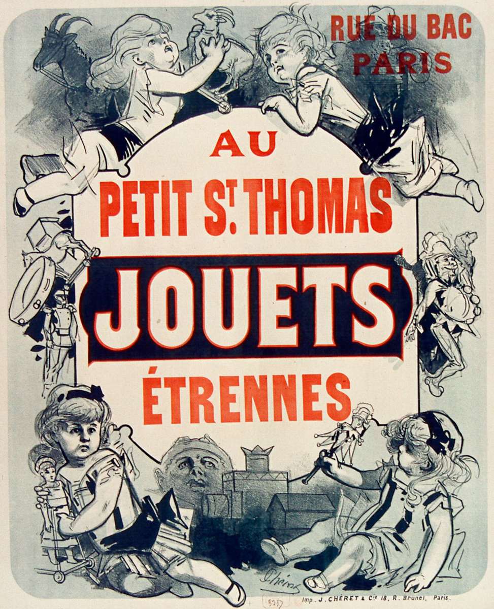 Chéret J -1879- Au Petit St. Thomas - Jouets puzzle online