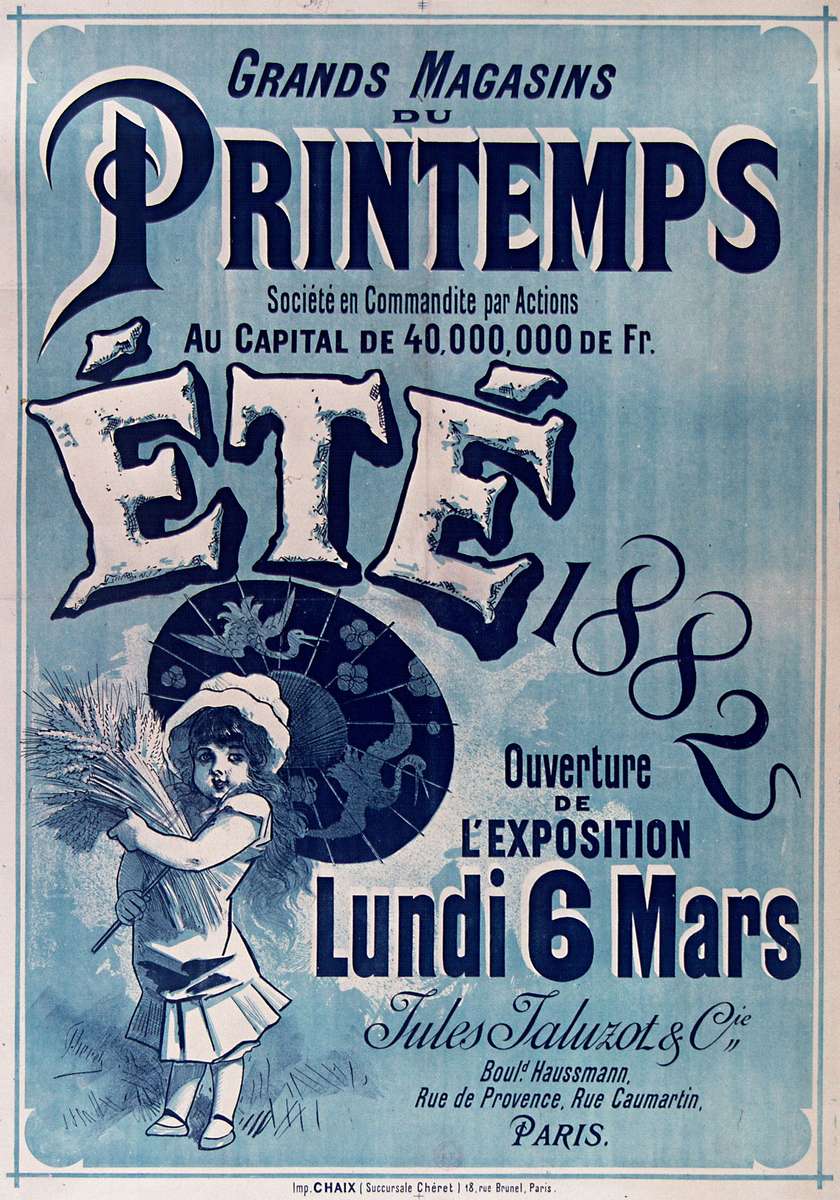 Chéret J -1882- Grands Magasins du Printemps online puzzle