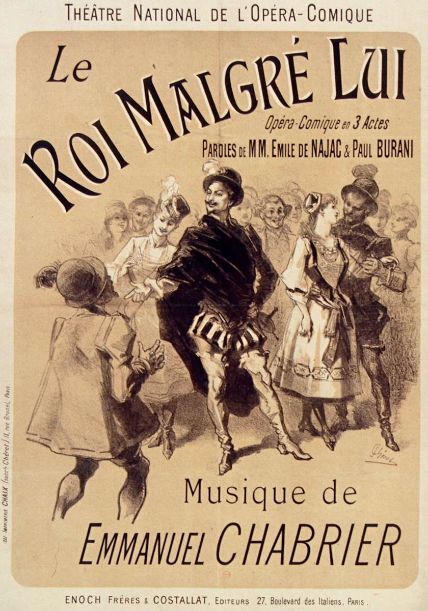 ChéretJ-1887- Theatre National - Le Roi Malgré Lui puzzle online