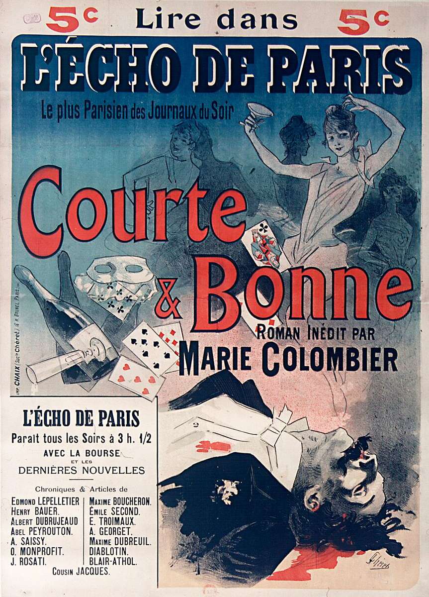 Chéret J -1888- L'Écho de Paris - Courte + Bonne puzzle online