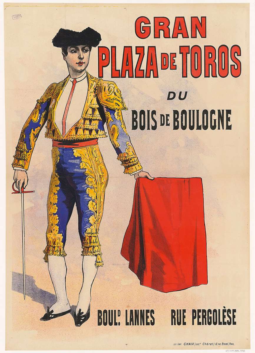 Chéret J -1889- Gran Plaza de Toros puzzle online