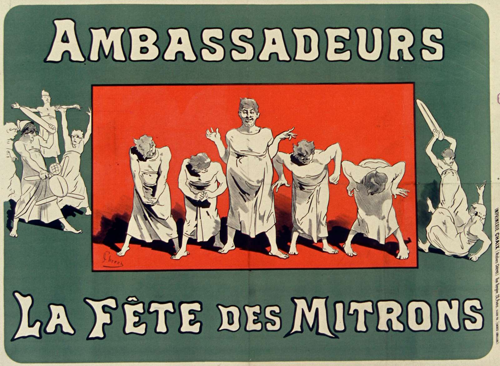 Chéret J -1890- Ambassadeurs - La Fete des Mitrons puzzle online