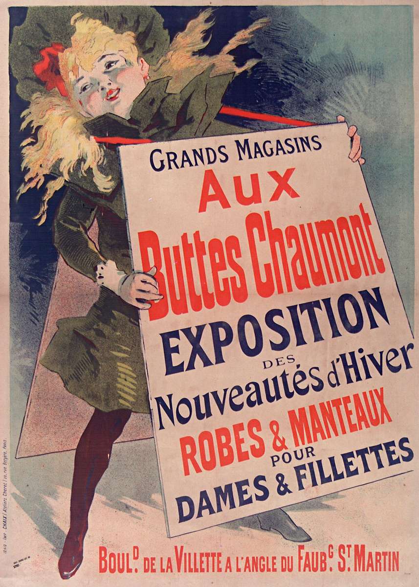 Chéret J -1890- Grands Magasins aux Buttes Chaumont puzzle online