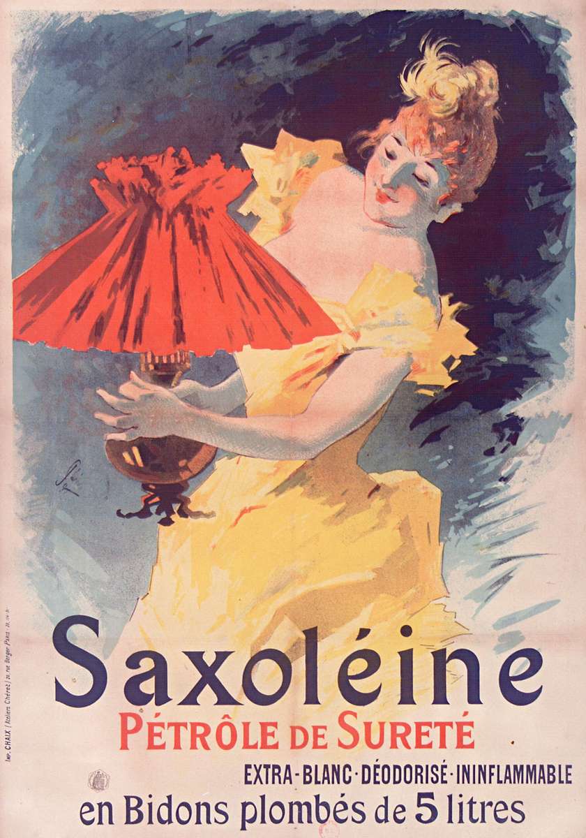 Chéret J -1891- Saxoline Pétrole de Suretè puzzle online