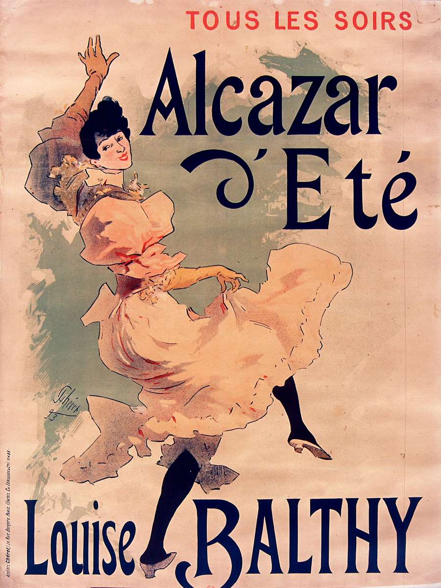 Chéret J -1893- Alazar d'Été - Louise Balthy puzzle online