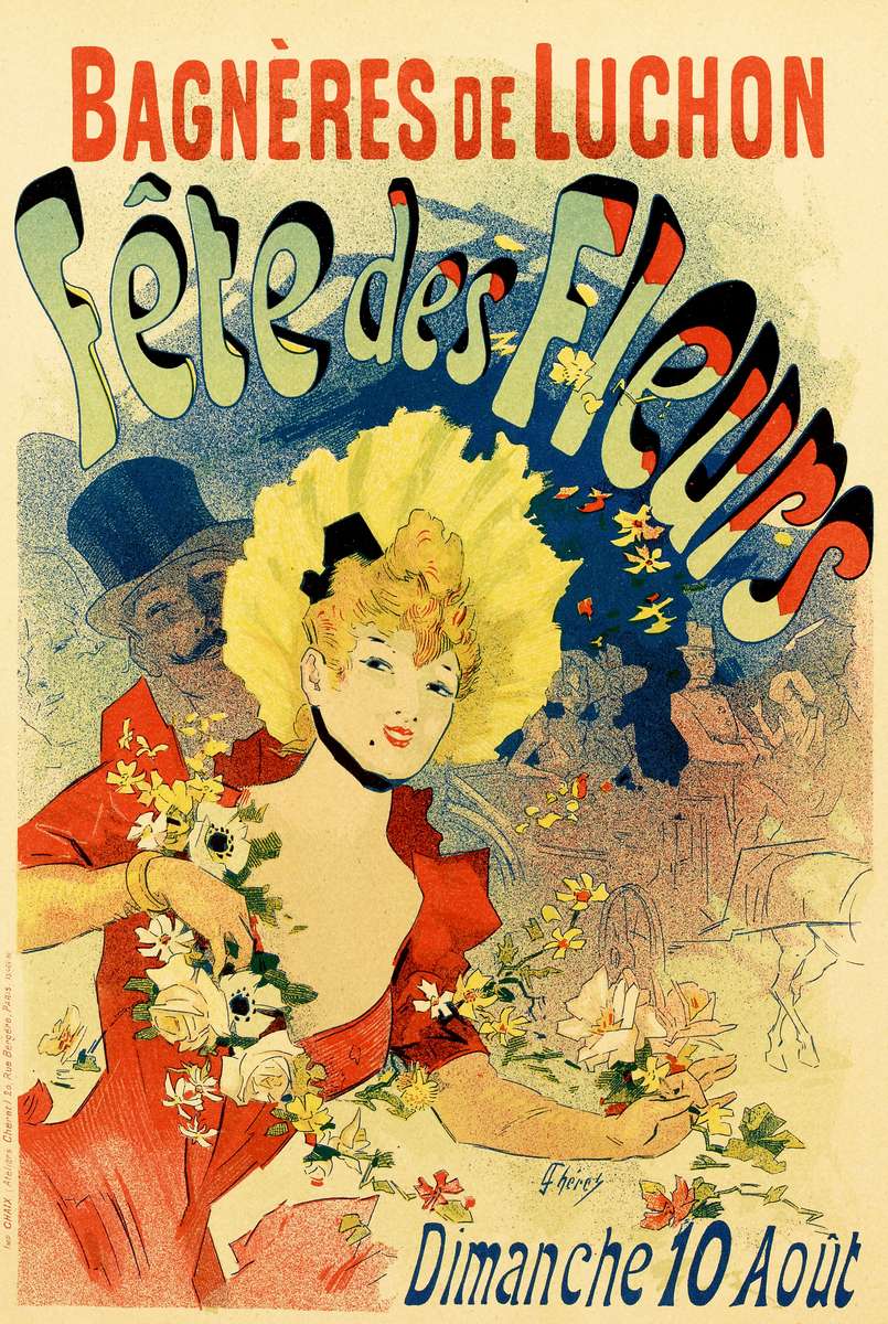 Chéret J -1895- Bagnères de Luchon puzzle online