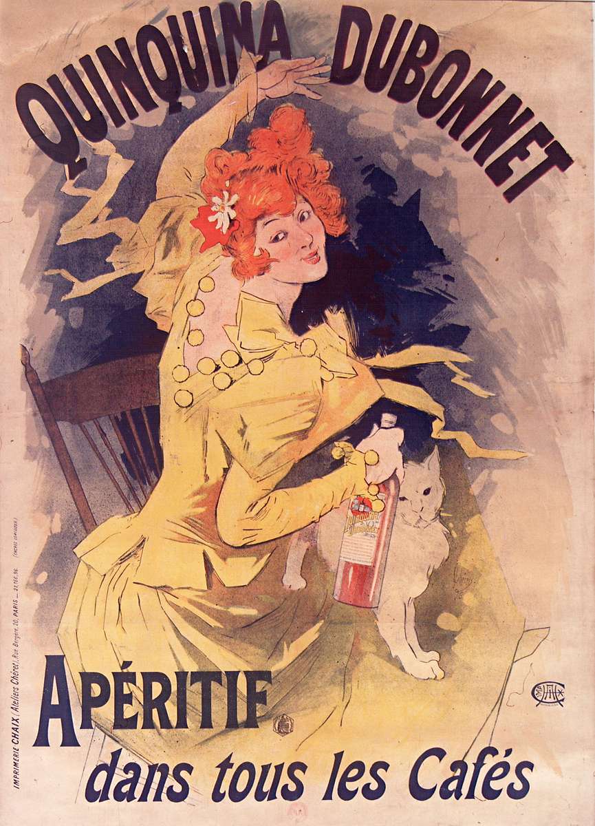 Chéret J -1896- Quinyuina Dubonnet - Aperitivo puzzle online