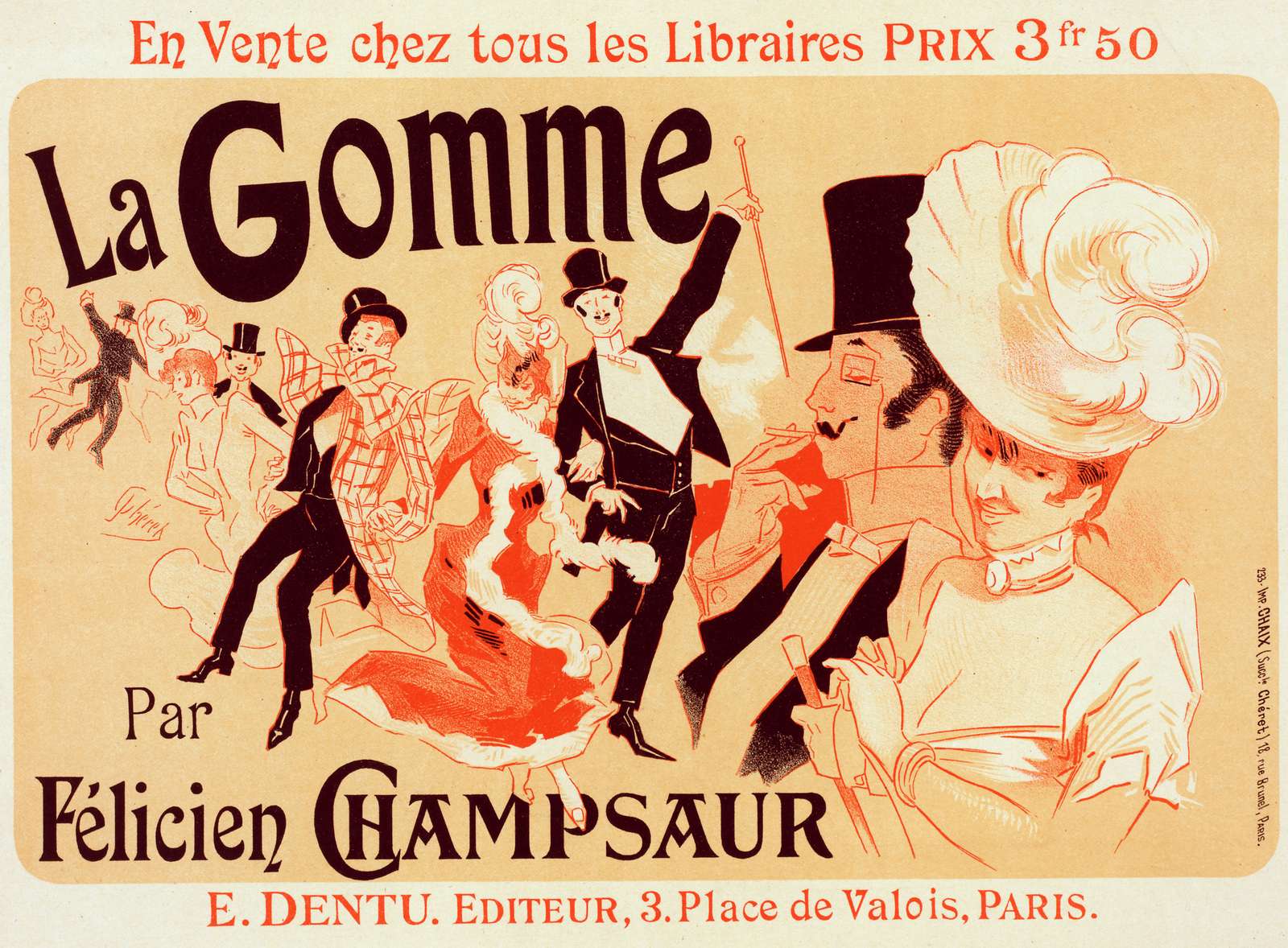 Chéret J -1900- La Gomme puzzle online