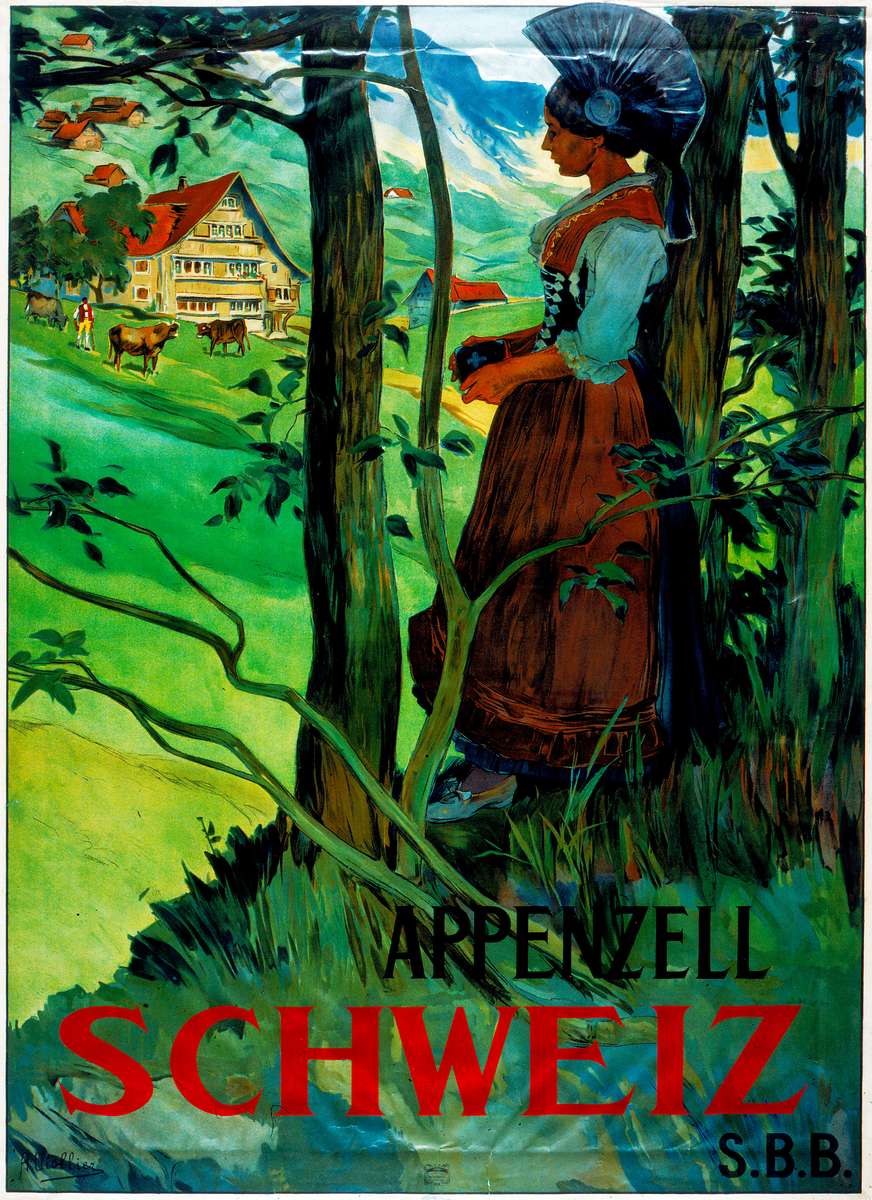 Viollier AC -1905- Appenzello, Svizzera puzzle online