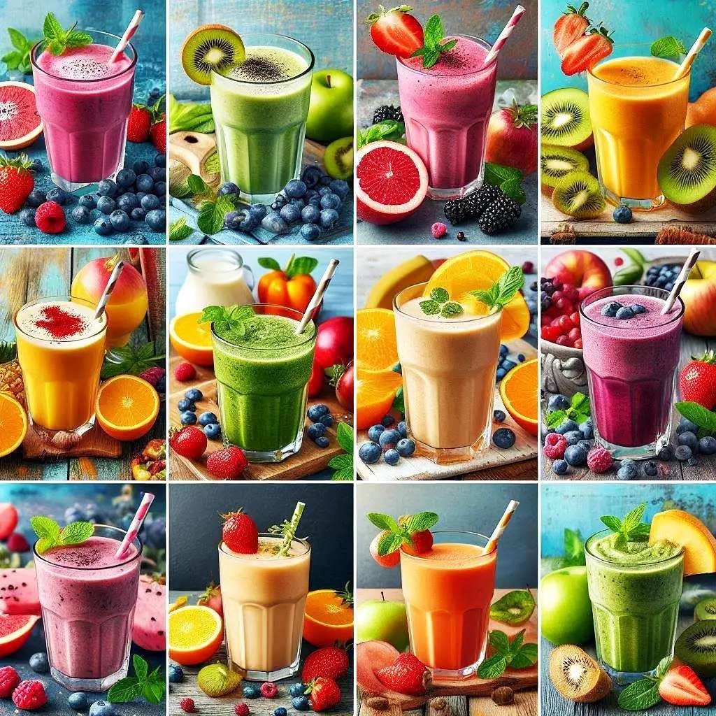 Cocktail colorati puzzle online