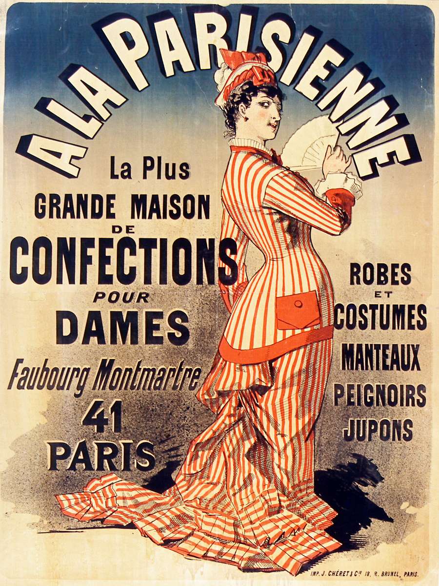 Chéret J -1878- A la Parisienne - Dames puzzle online