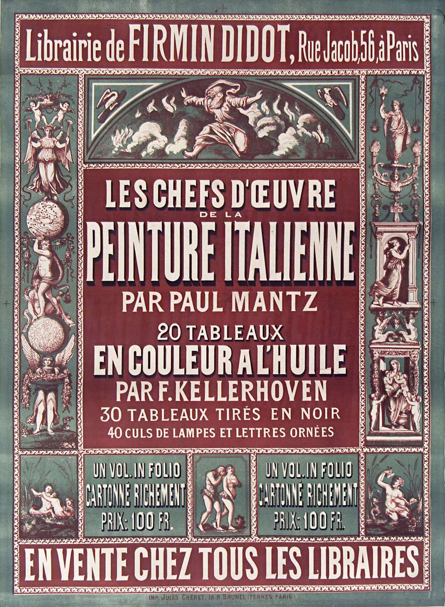 Chéret J -1880- Librairie de Firmin Didot puzzle online