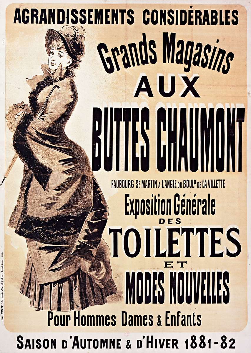 Chéret J -1881- Buttes Chaumont - Nowe tryby puzzle online