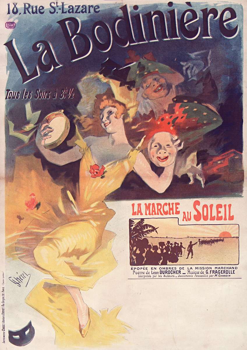 Chéret J -1890- La Bodinière - La Marche au Soleil puzzle online