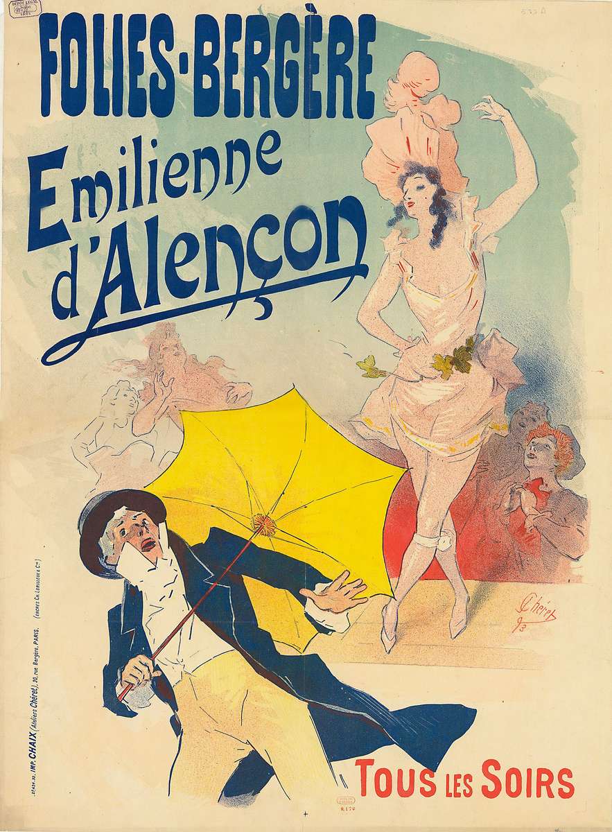 Chéret J-1893-Folies Bergère - Emilienne d'Alencon puzzle online