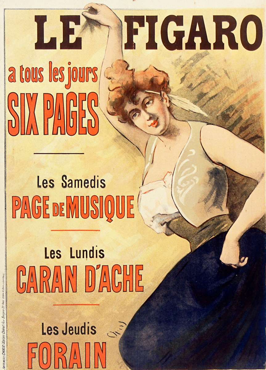 Chéret J -1895- Le Figaro - Programmi puzzle online