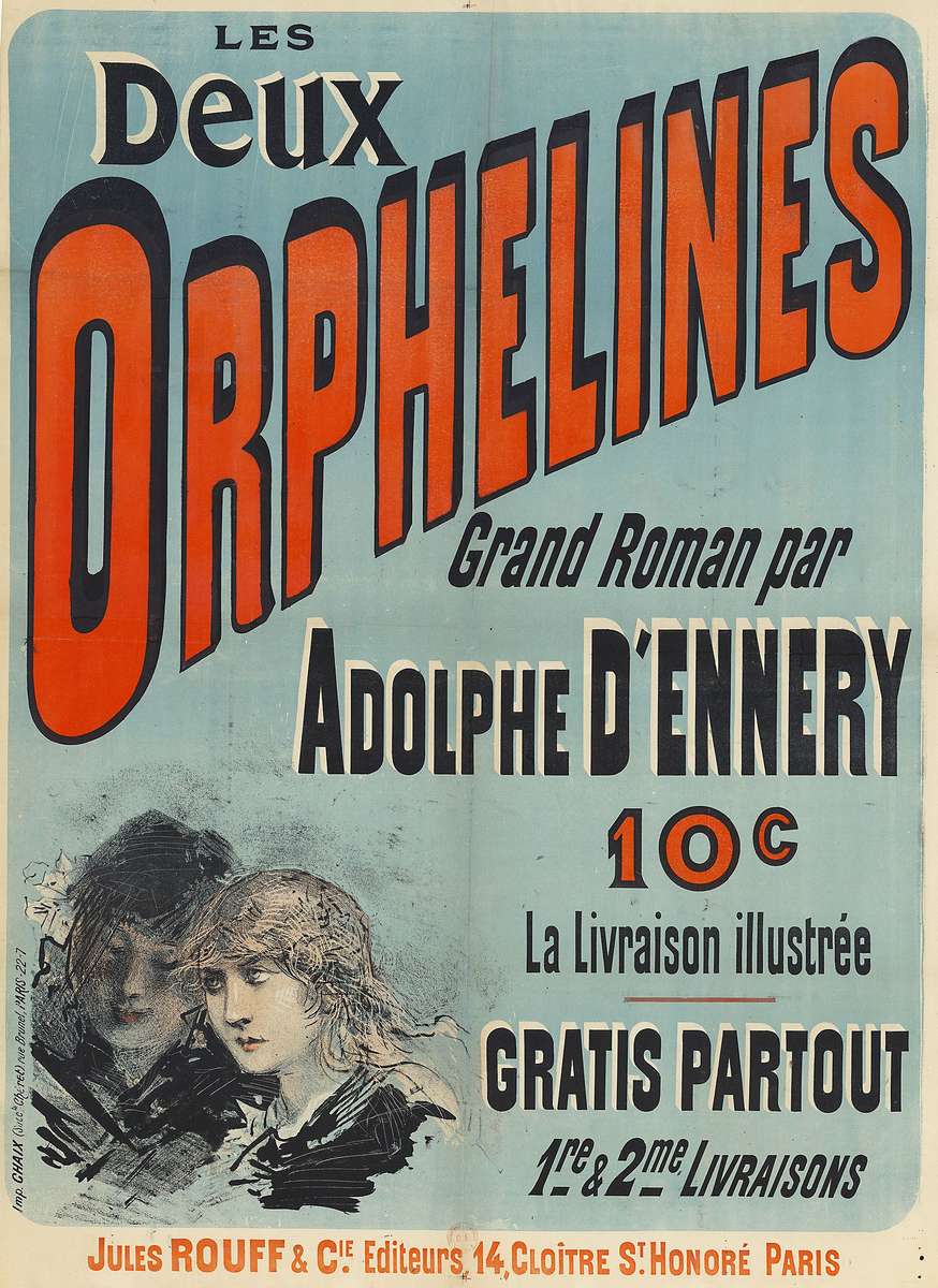Chéret J -1887- Les Deux Orphelines - online puzzle