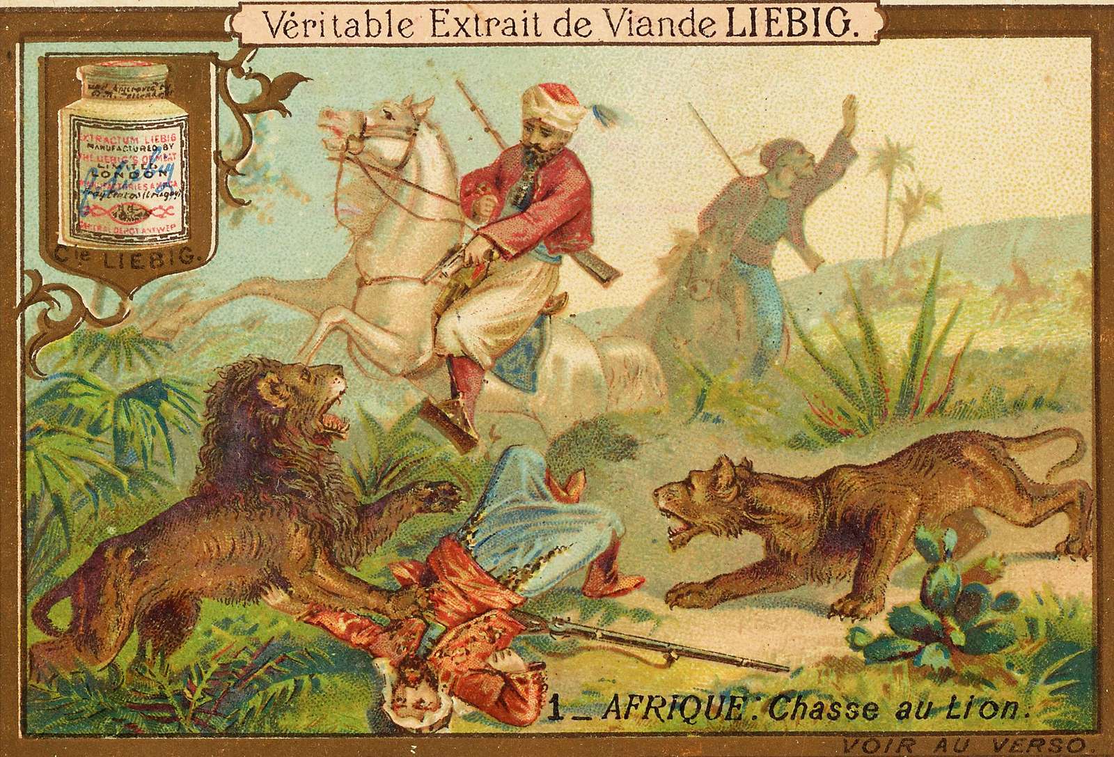 Anonymus -1903- Veritable Extrait de Viande LIEBIG Pussel online