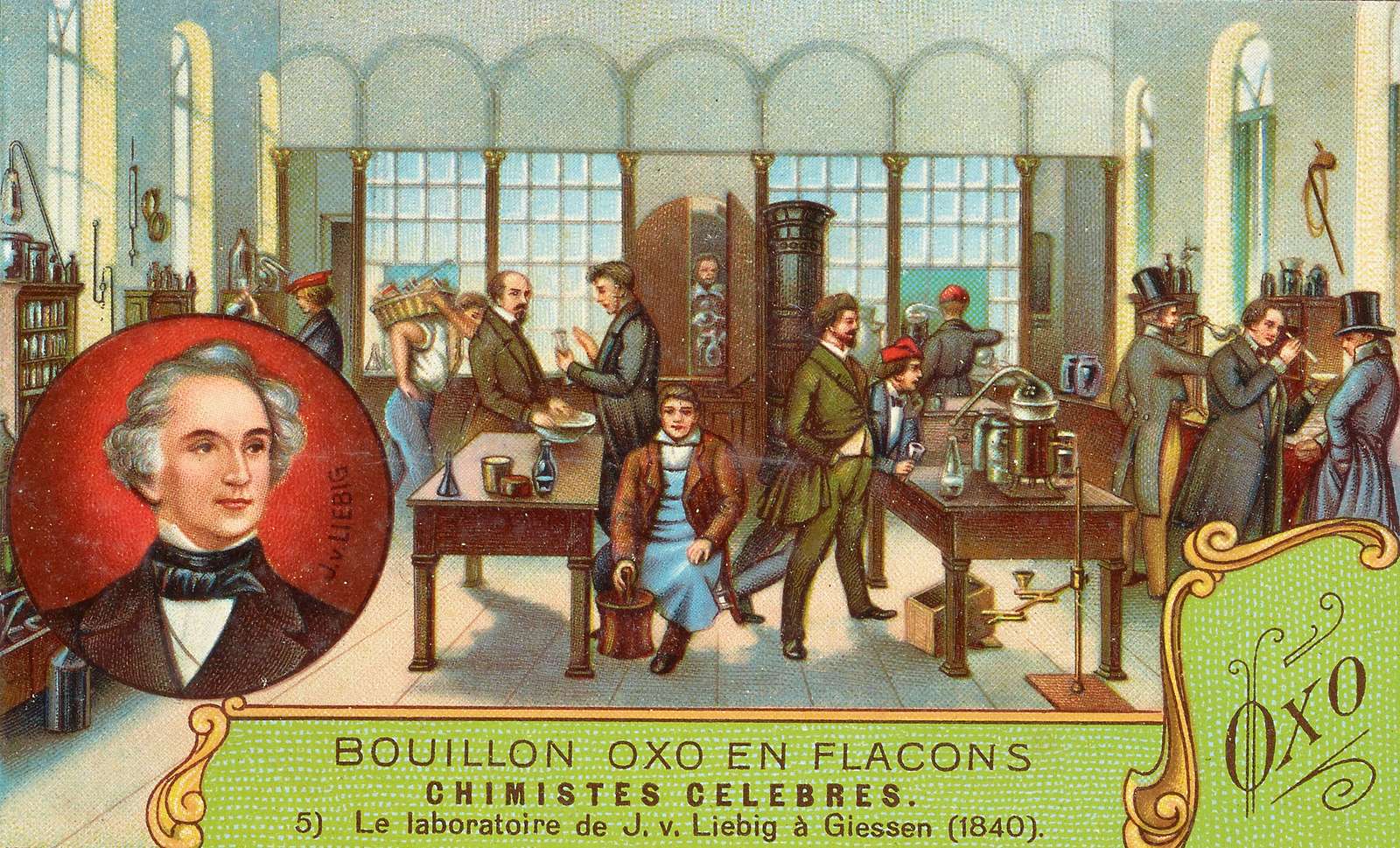 Bouillon Oxo en Flacons -1929- visitkort pussel på nätet