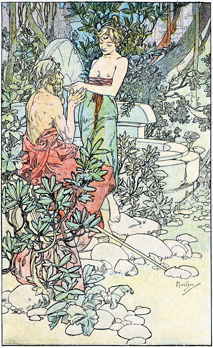 Mucha A -1900- Clio Puzzlespiel online