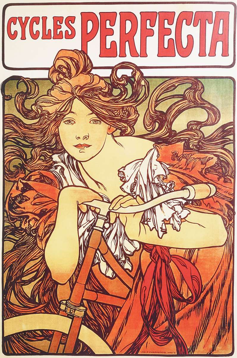 Mucha A -1902- Cycles Perfecta online puzzle