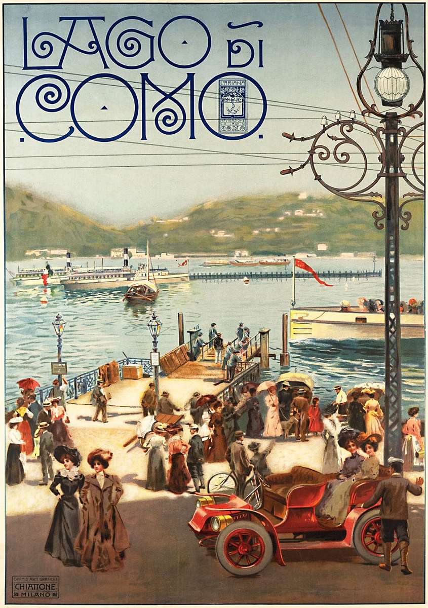Chiattone G -1900- Lake Como-2 online puzzle