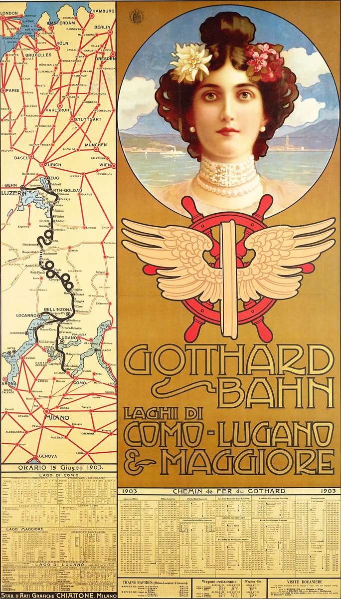 Chiattone G -1903- Gotthard Railway online puzzle