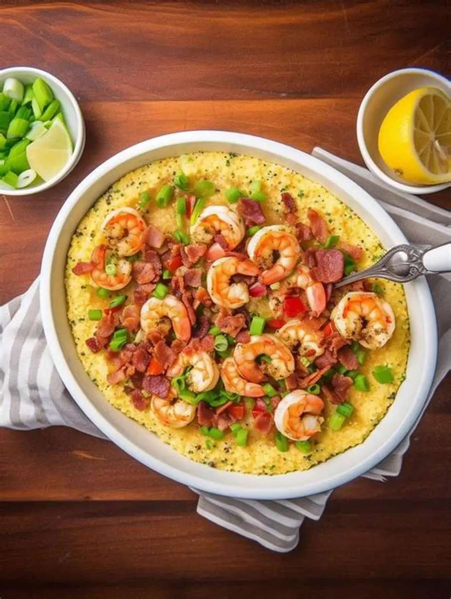 Granella di gamberetti al formaggio puzzle online