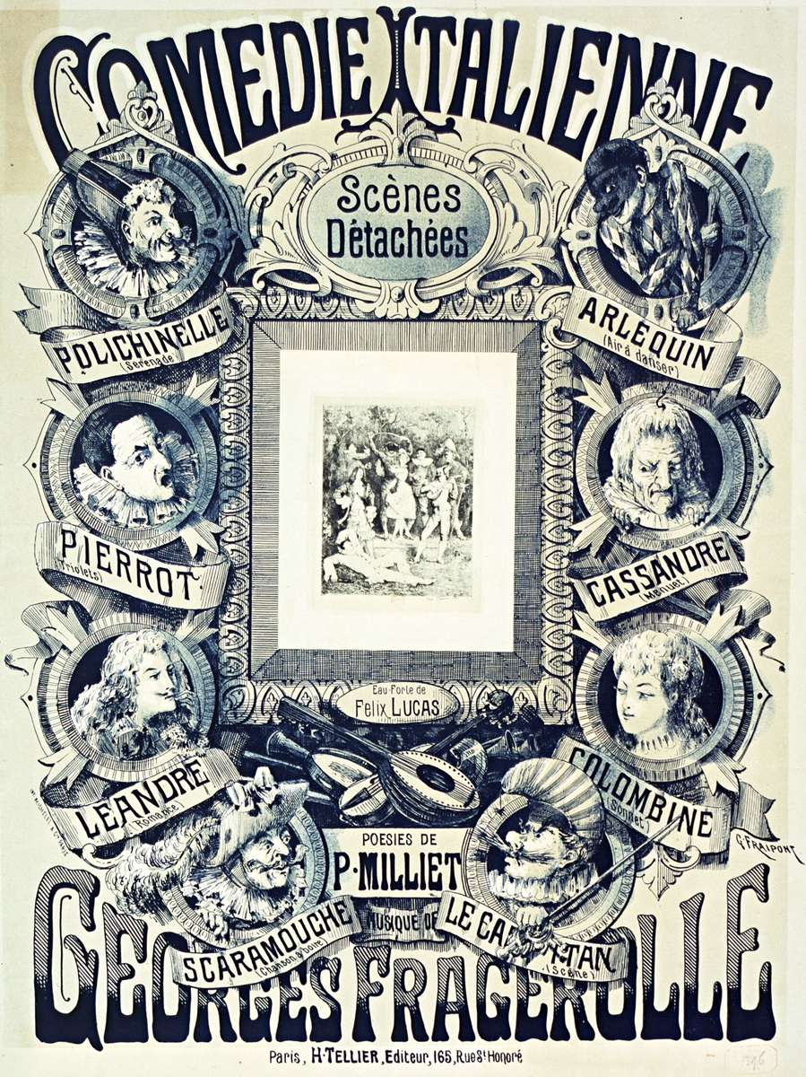 Fraipont G -1878- Comedie Italienne Pussel online
