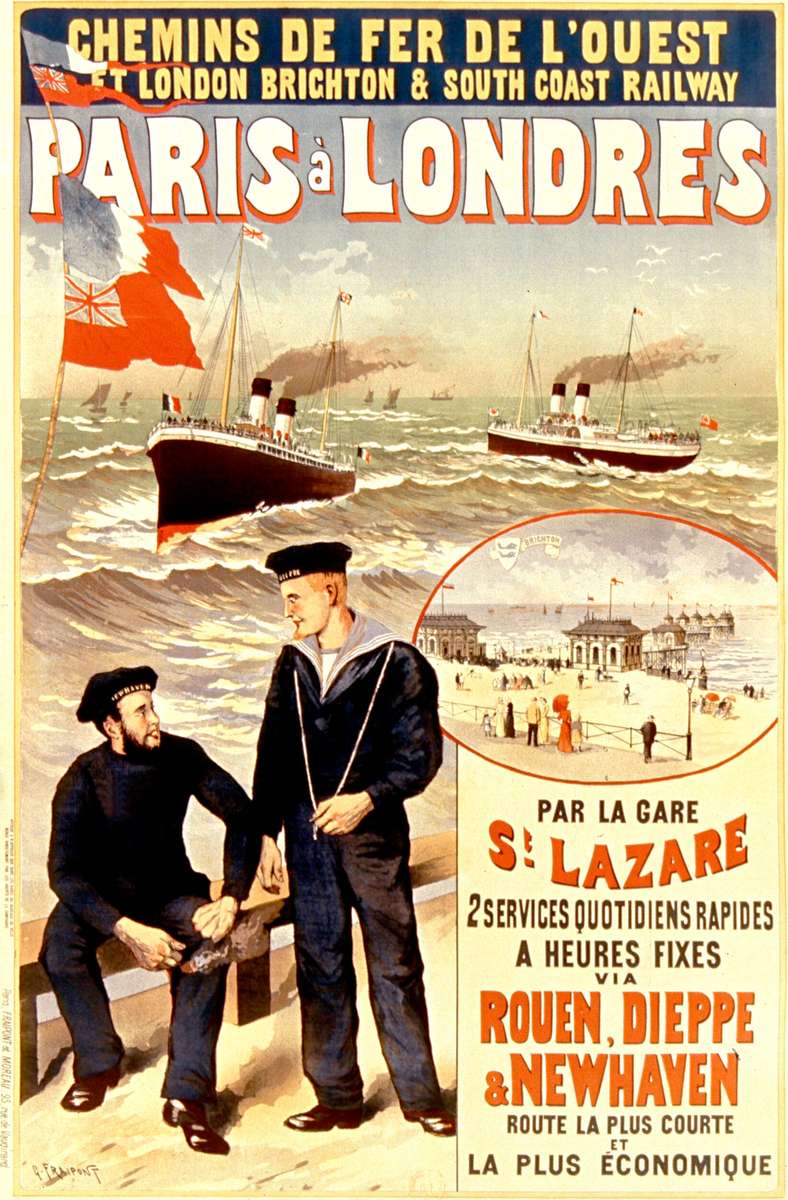 Fraipont G -1893- Paris à Londres pussel på nätet