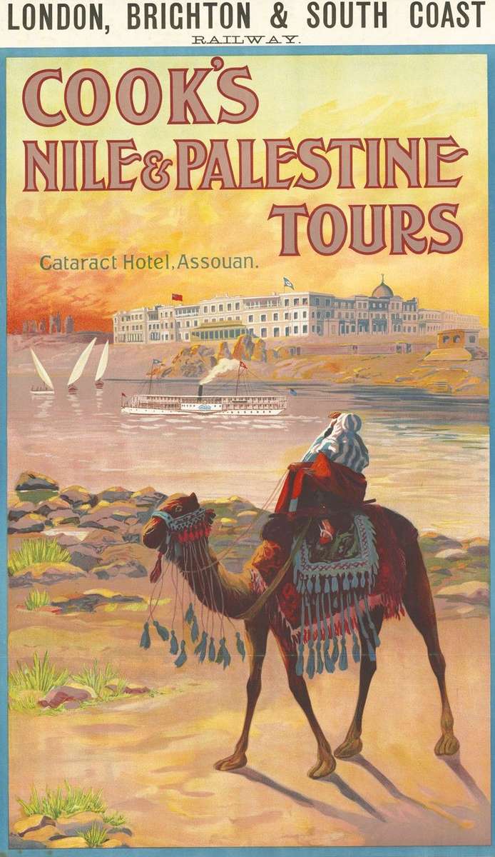 Anonymus -1902- Cook's Nile and Palestine Tours Pussel online