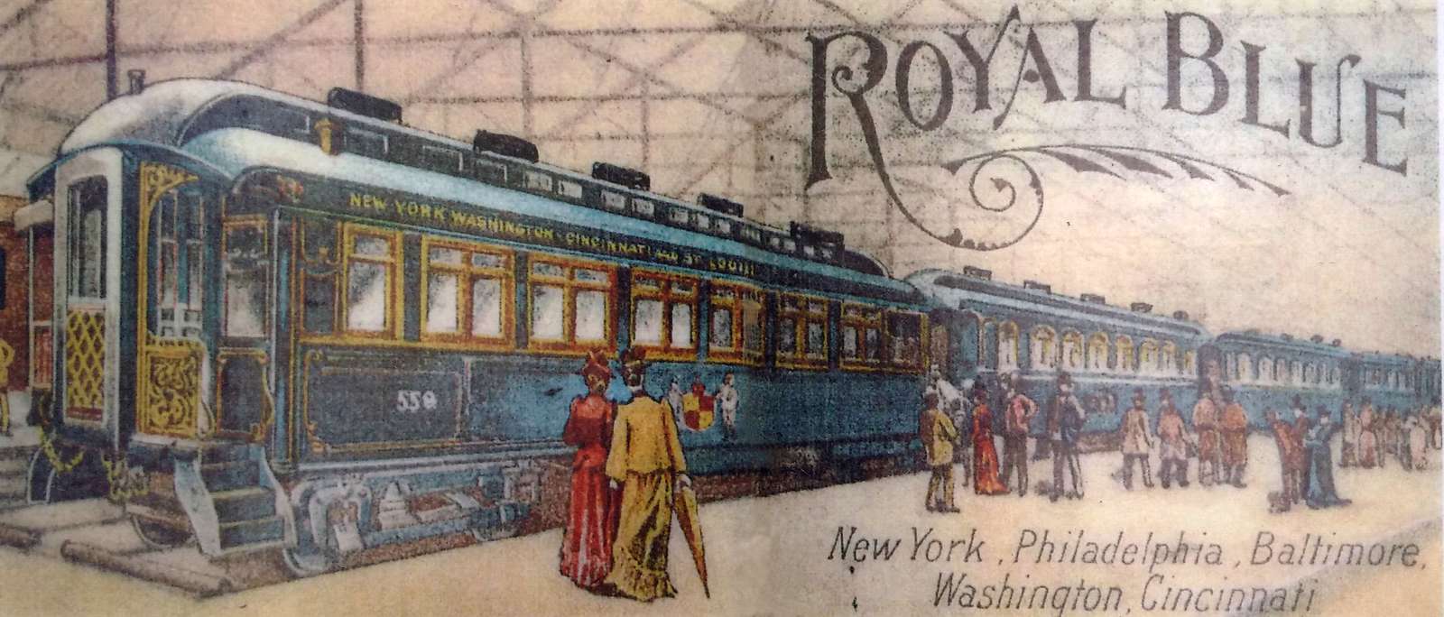 Baltimore & Ohio Railroad -1898- Royal Blue Line online puzzle