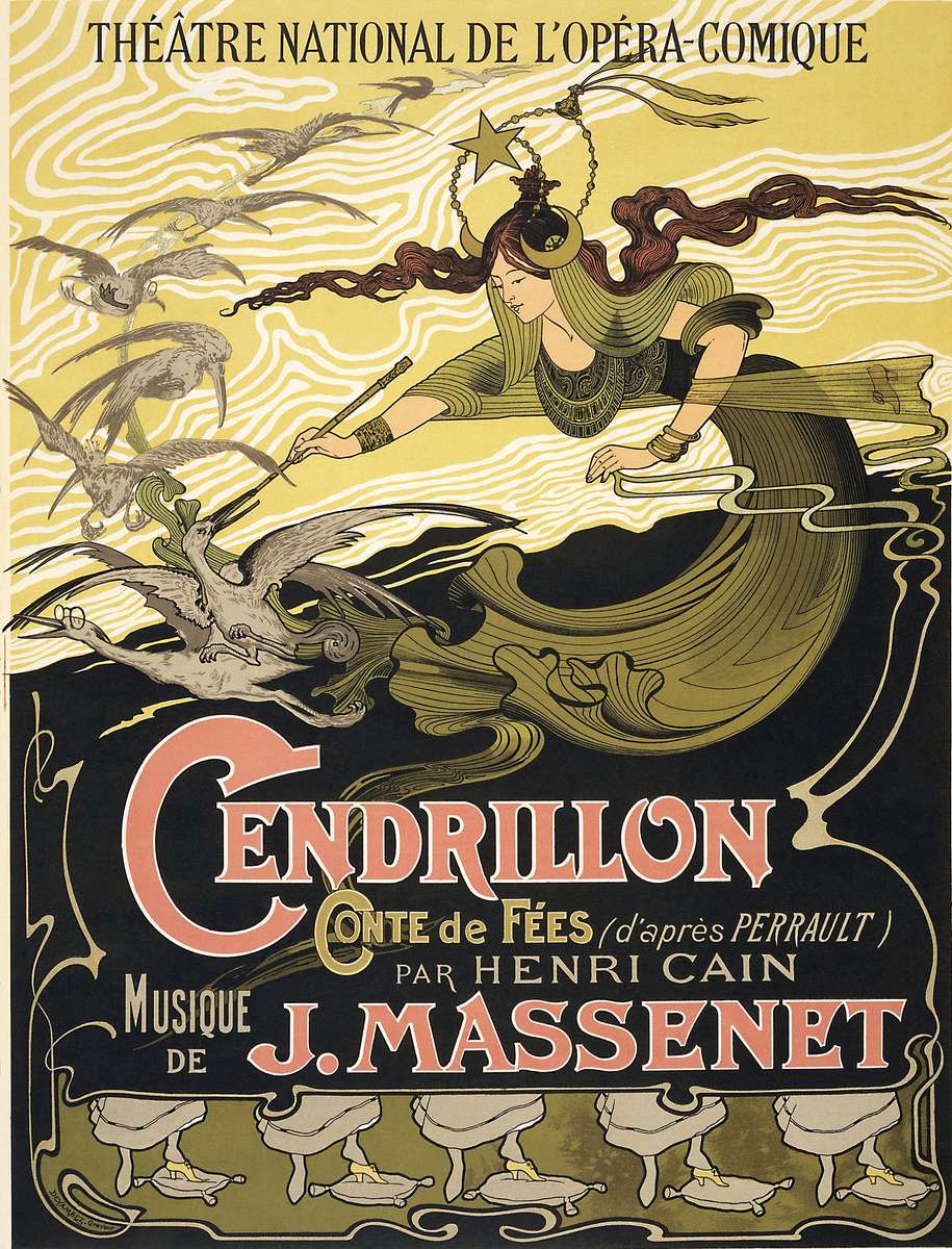 Bertrand E -1899- Opéra-Comique - Cendrillon online puzzle