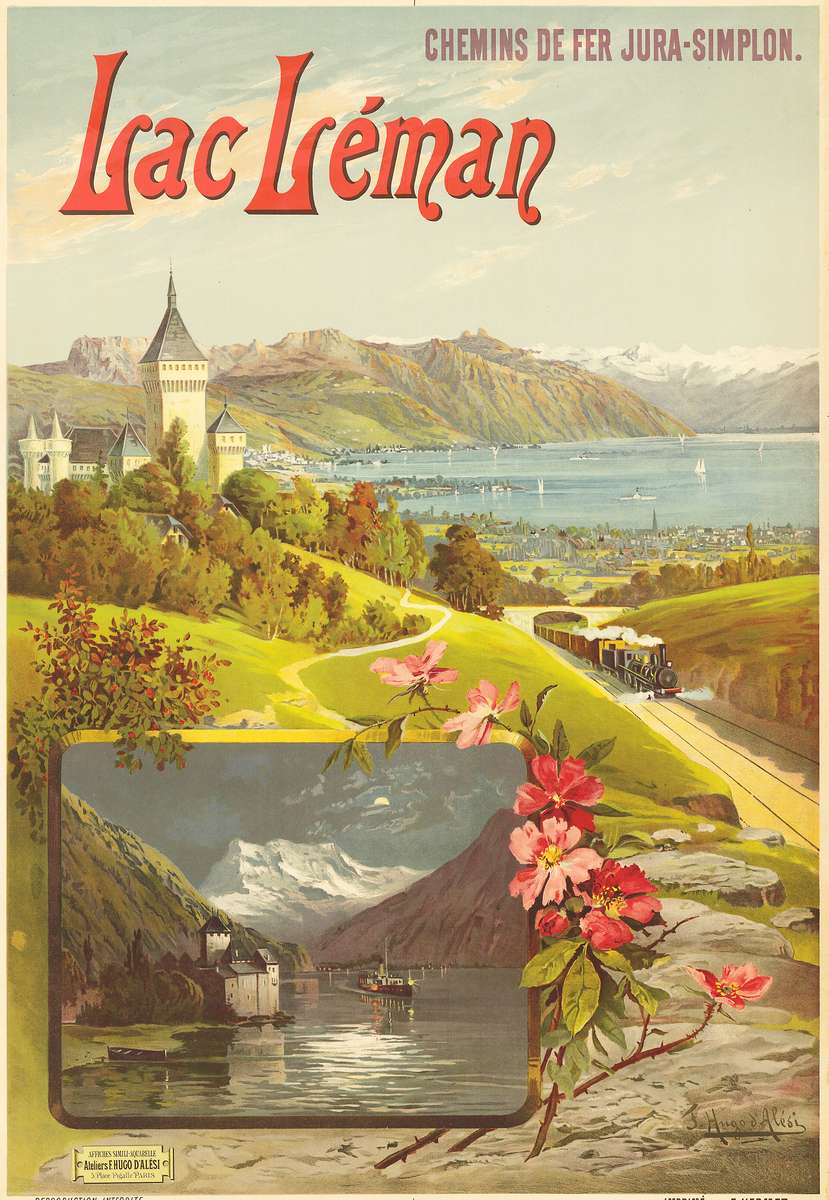 d'Alesi H -1895- Lac Léman pussel på nätet