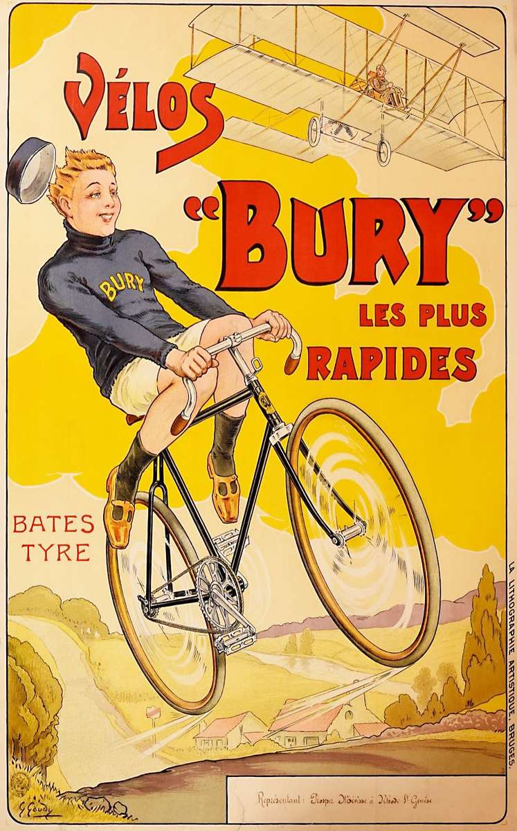 Gaudy G -1913- Vélos 'Bury' - Les plus rapides Pussel online