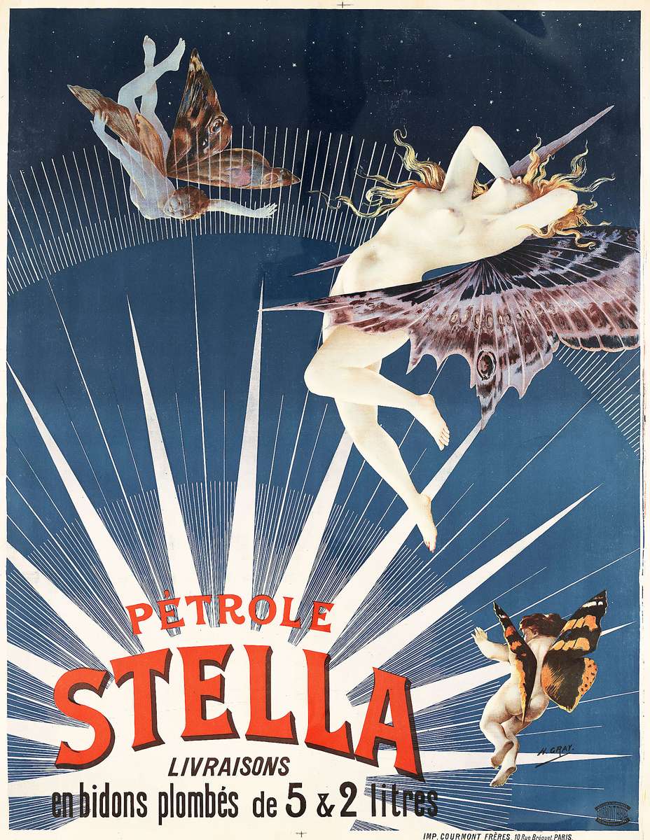 Grå H -1897- Petrole Stella pussel på nätet