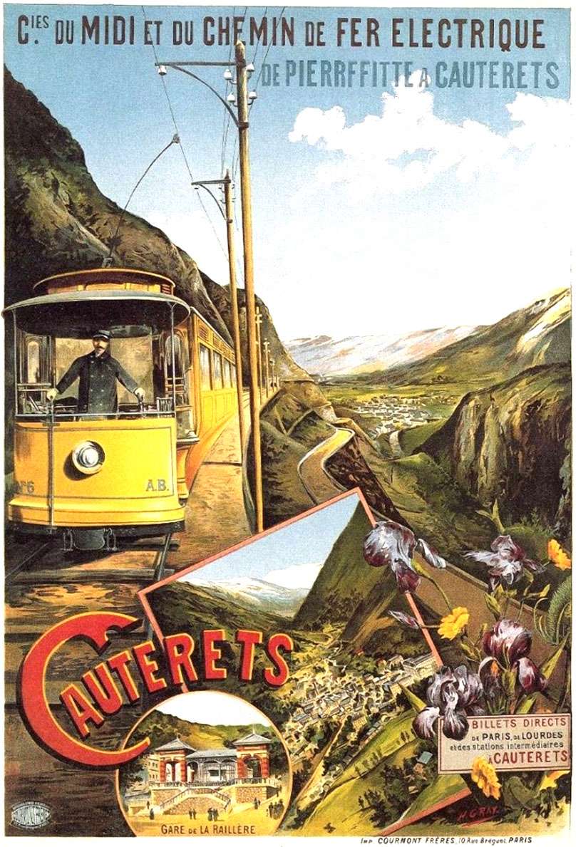 Grå H -ca. 1905- Midi och Pierrefitte & Caute Pussel online