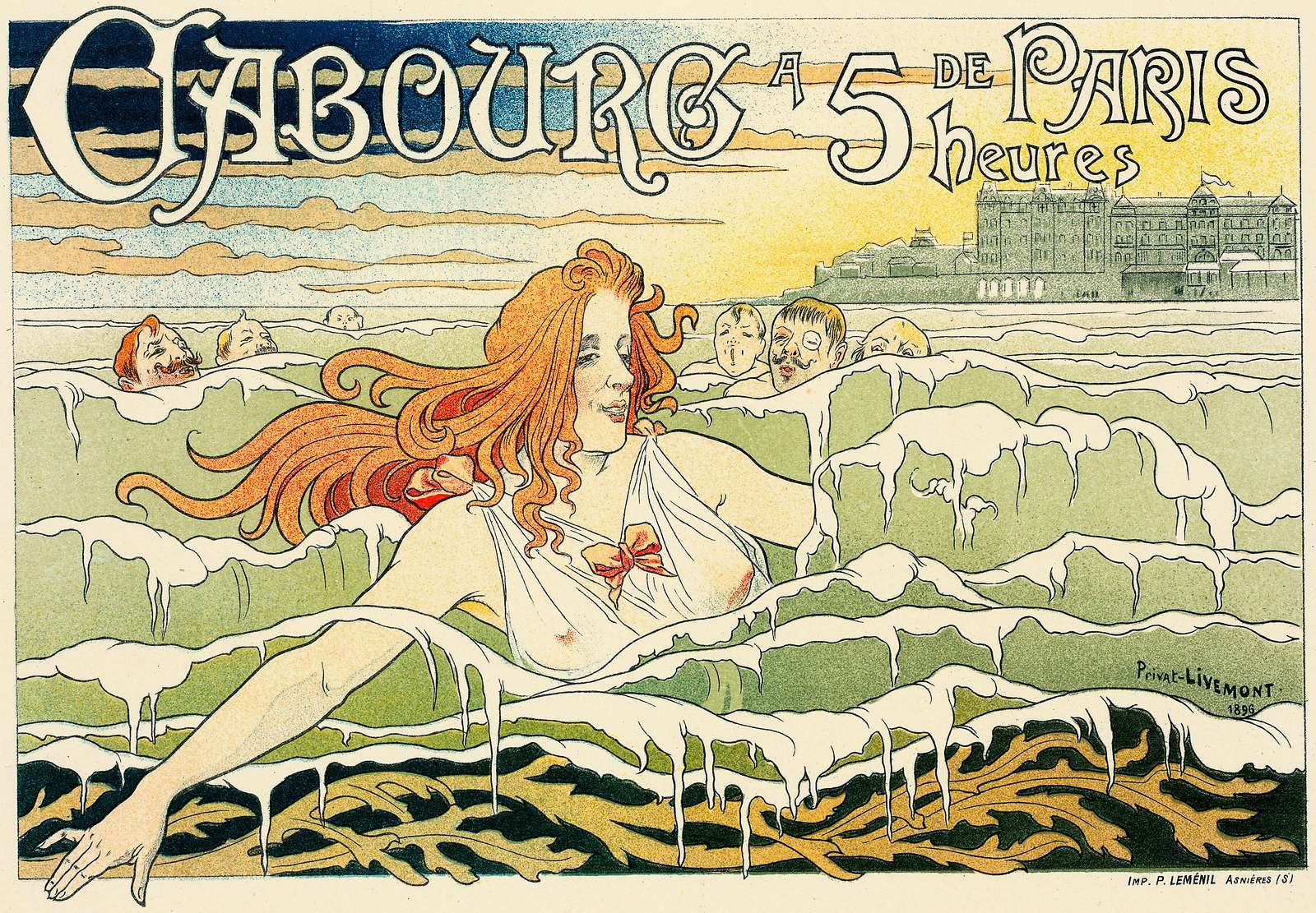 Private-Livemont H -1897- Casino Cabourg de Paris puzzle online