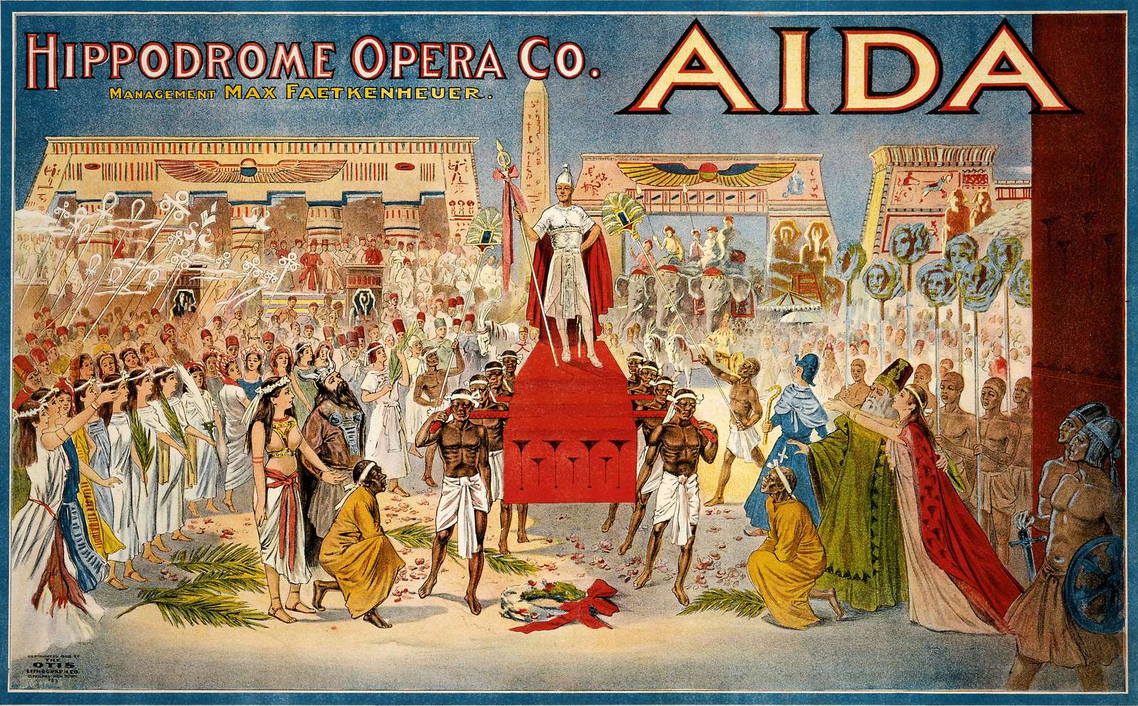 The Otis Lithograph Co -1908- Hippodrome Opera - A online puzzle
