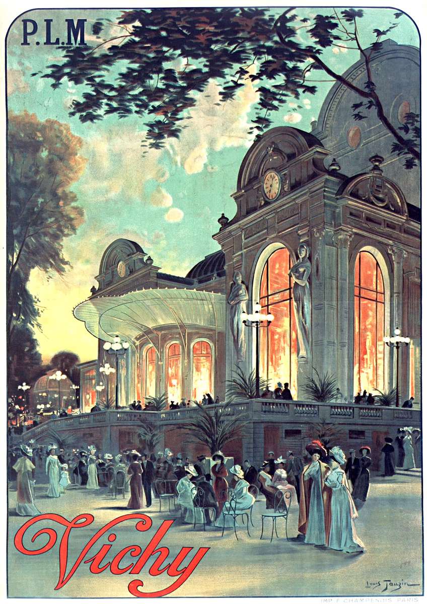 Tauzien L -1910- P.L.M. Vichy pussel på nätet