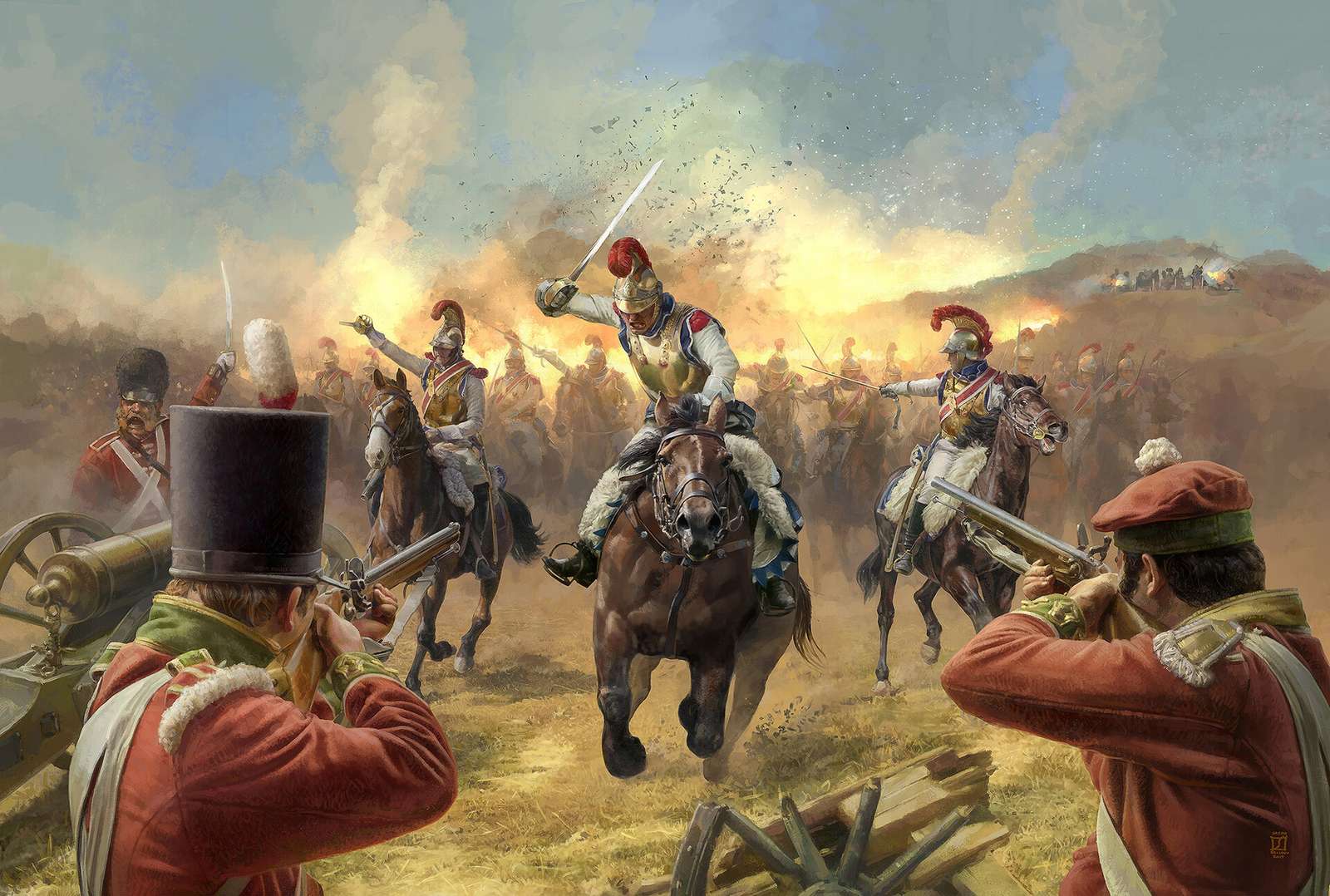 Horseback Assault by Sasha Beliaev jigsaw puzzle online