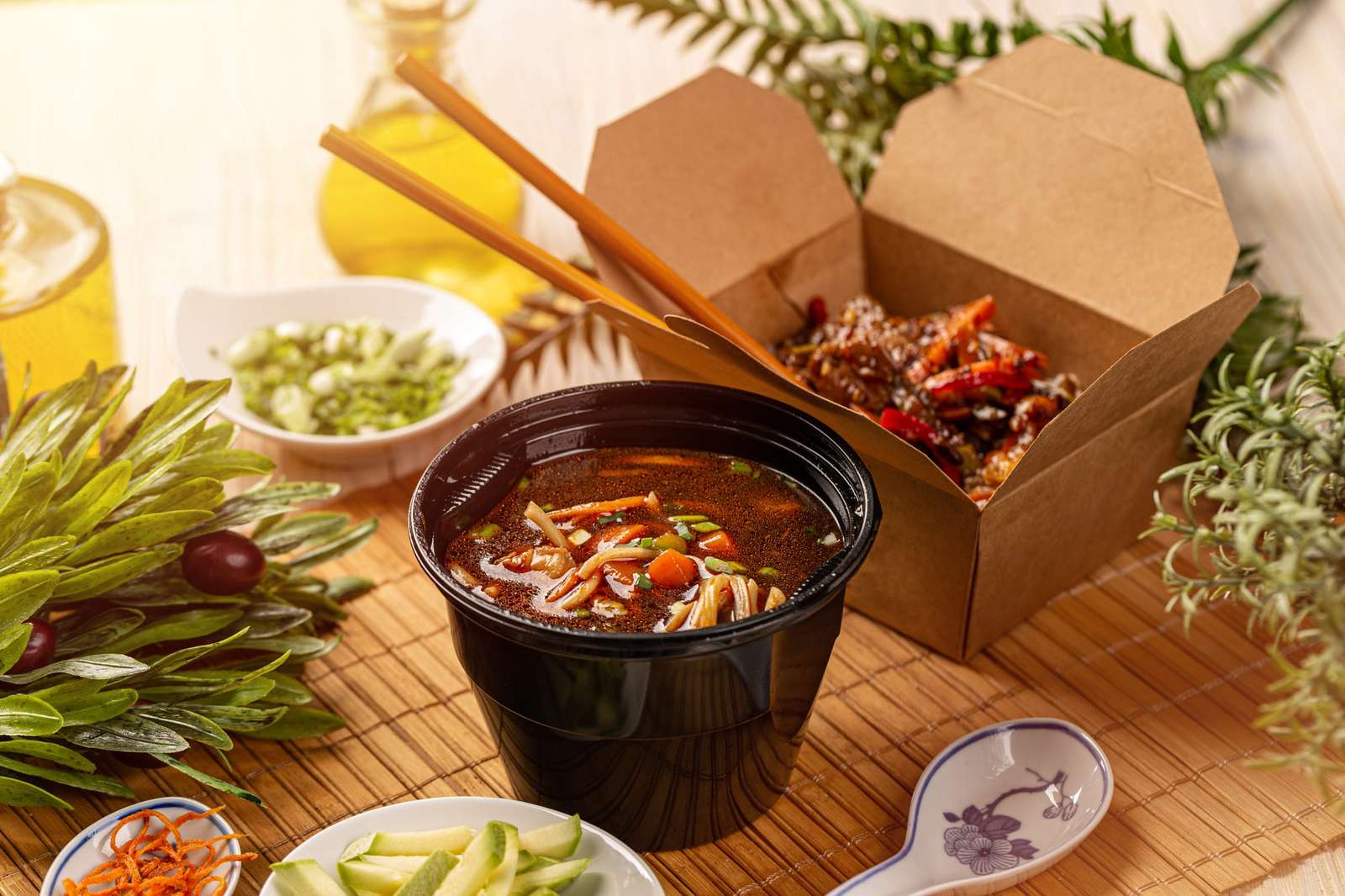 Takeout soup jigsaw puzzle online