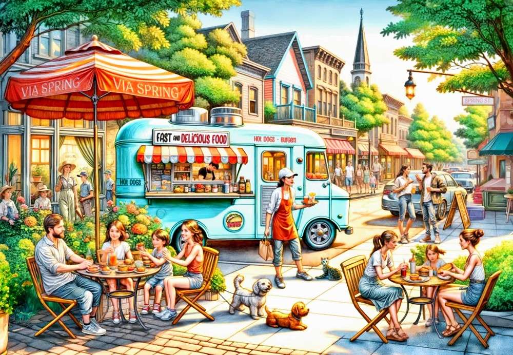 Mâncare rapidă și delicioasă puzzle online