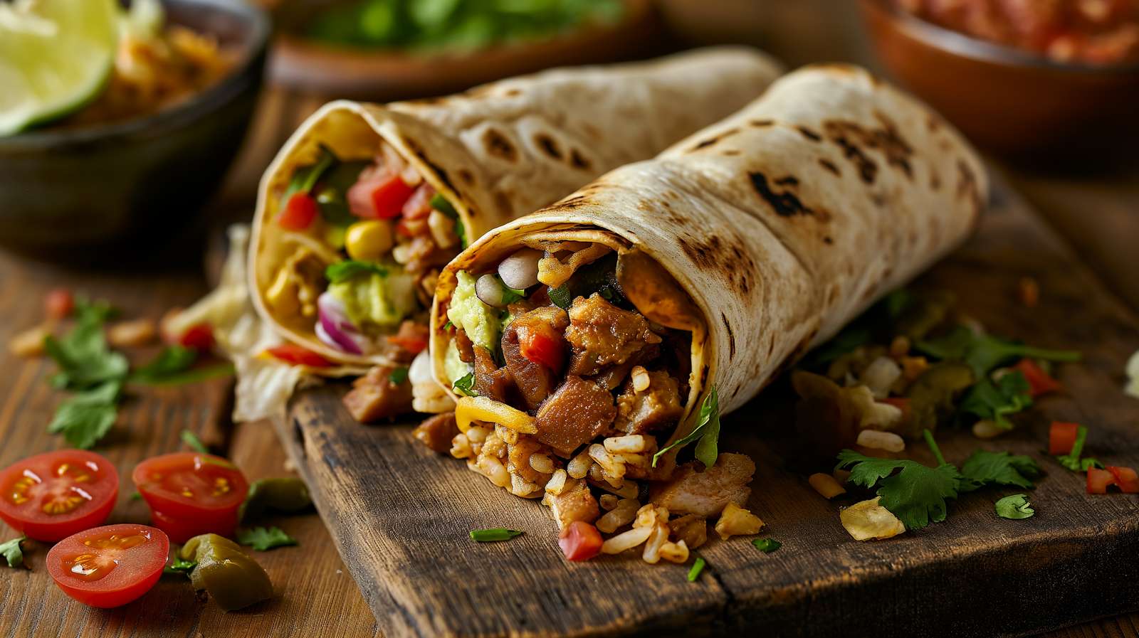 Delicious Mexican Burrito online puzzle