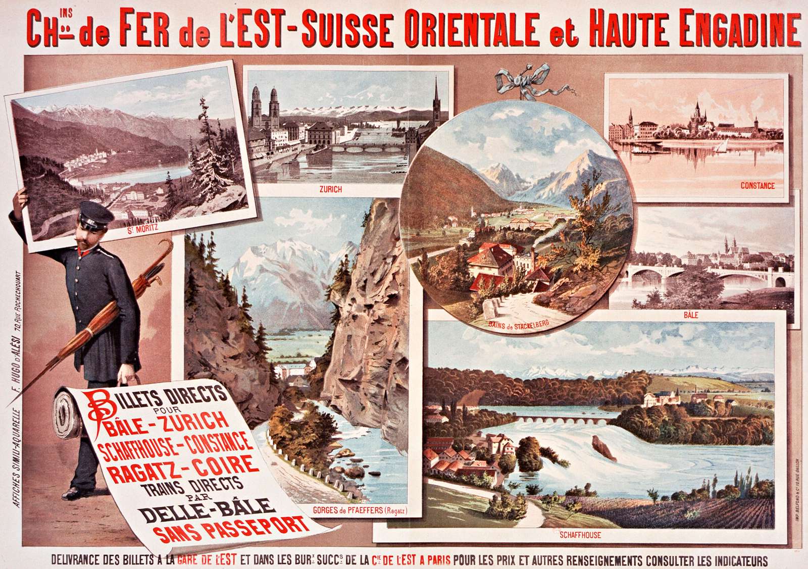 d'Alesi -1890- Suisse Orientale et Hte. Engadine online puzzle