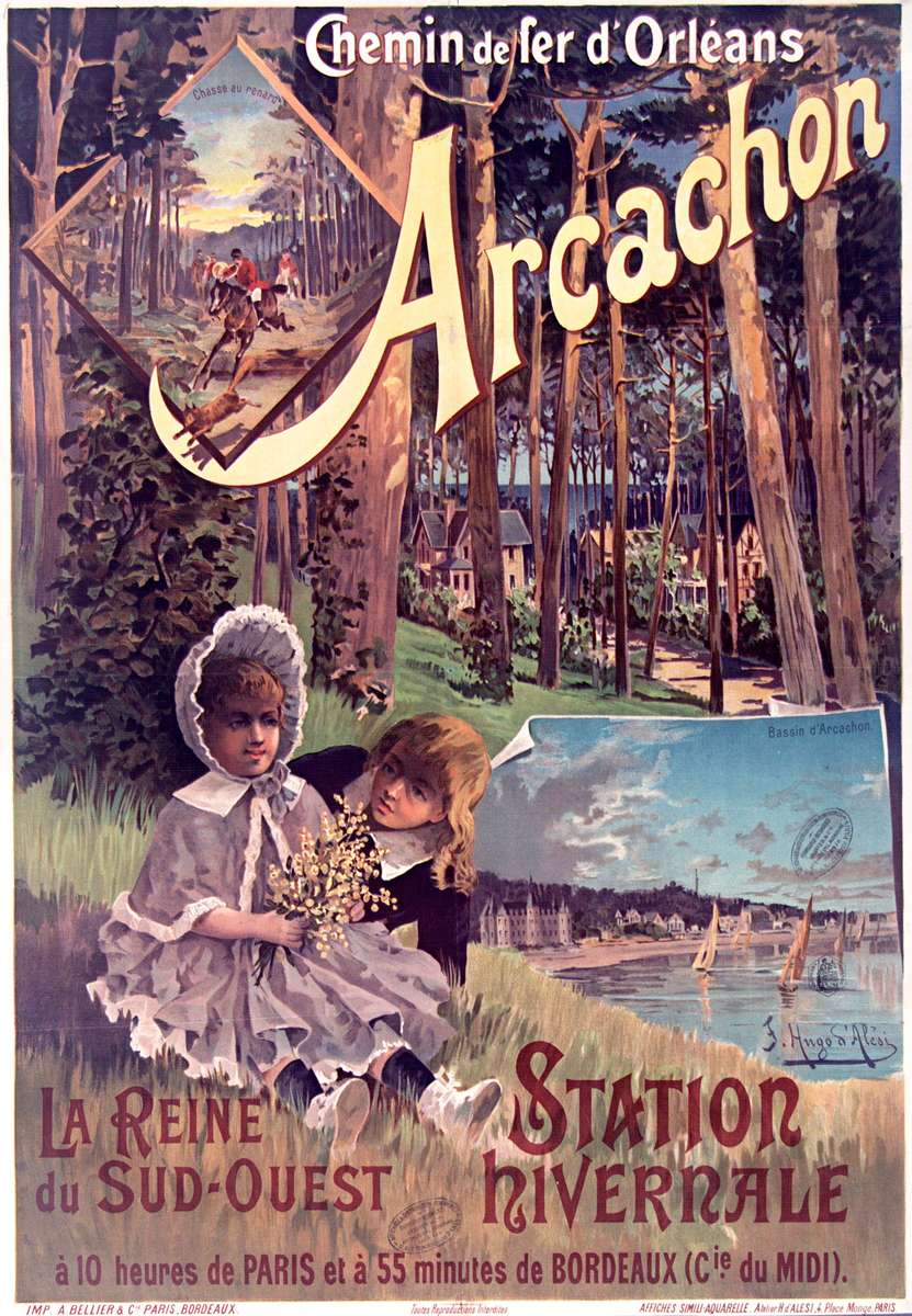 d'Alesi -1893- Arcachon jigsaw puzzle online