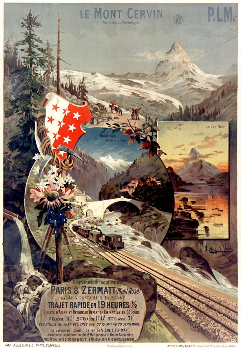 d'Alesi -1894- Le Mont Cervin jigsaw puzzle online