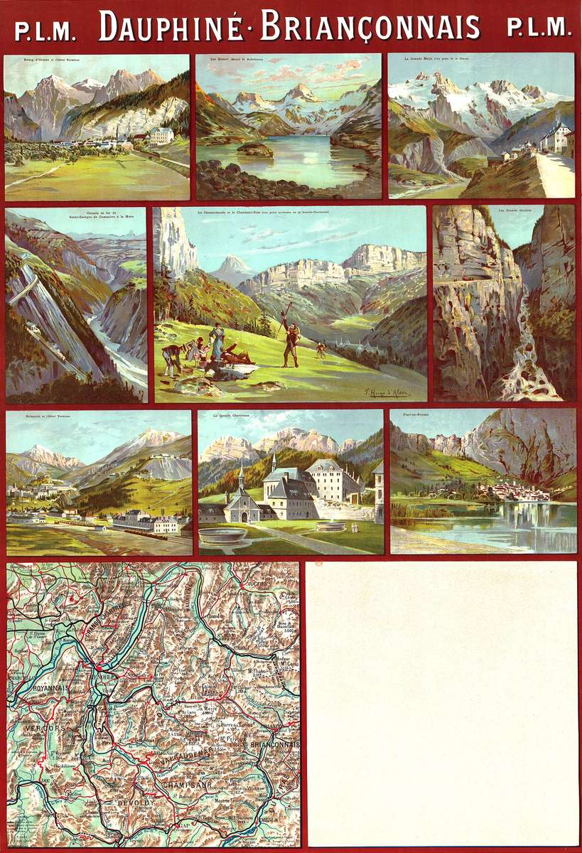 d'Alesi -1896- Dauphiné - Brainçonnais jigsaw puzzle online