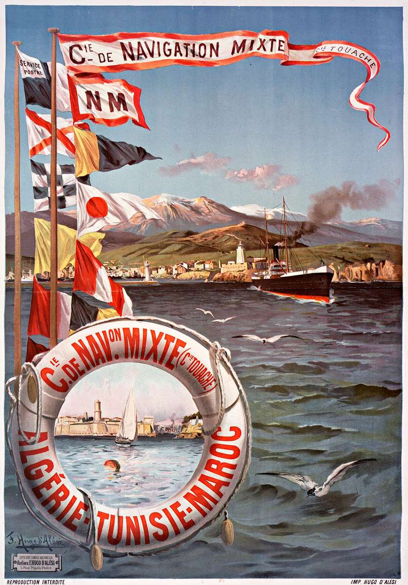 d'Alesi -1899- Algérie-Tunisie-Maroc Online-Puzzle